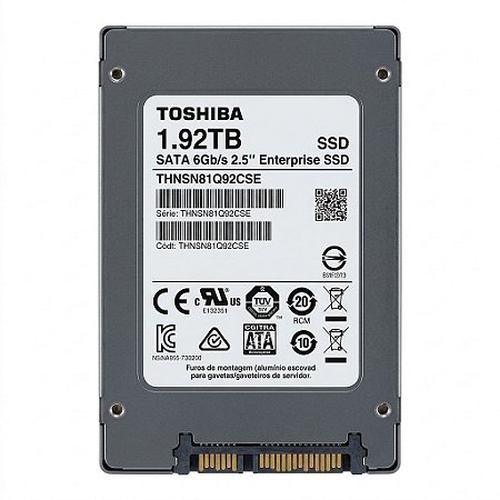 SSD Servidor 1.92TB SATA 6G 2.5" - THNSN81Q92CSE