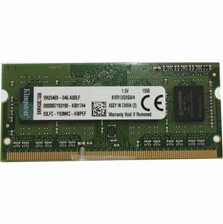 Memoria Notebook 4Gb Ddr3 1333 Sodimm Kvr13S9S8/4