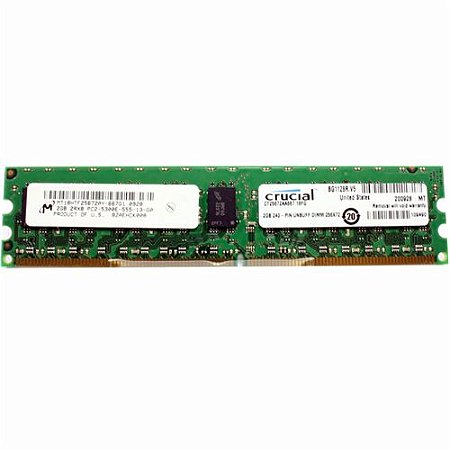 Memoria Servidor 2Gb Ddr2 667 Ecc Udimm Ct25672Aa667A