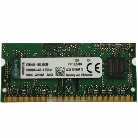 Memoria Notebook 4Gb Ddr3L 1600 Sodimm Kvr16Ls11/4