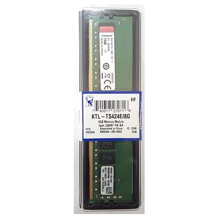 Barrette RAM DDR4 8GB 2400MHz ECC UDIMM (équivalent Micron) - Neuf Pour Serveur