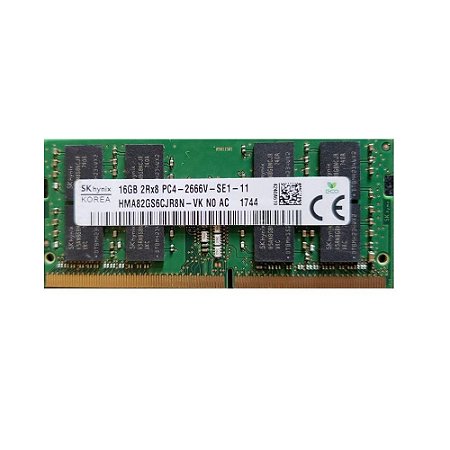 Memoria Notebook 16Gb Ddr4 2666 Sodimm HMA82GS6JJR8N-VK