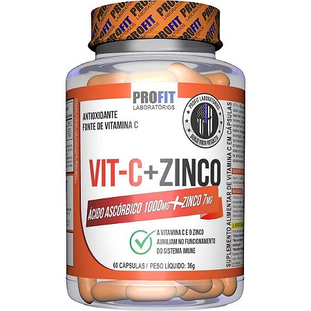 VIT-C + ZINCO 60caps Profit