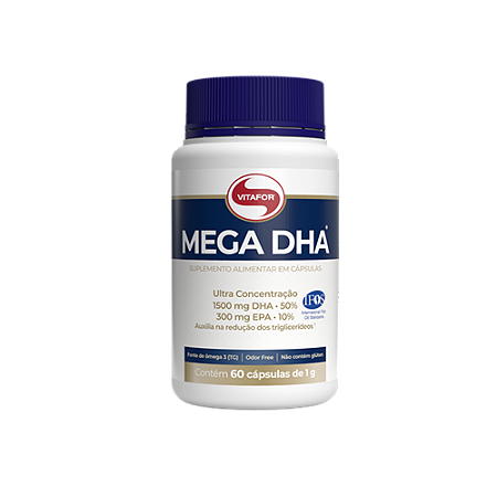 Ômega MEGA DHA 1000mg - VITAFOR