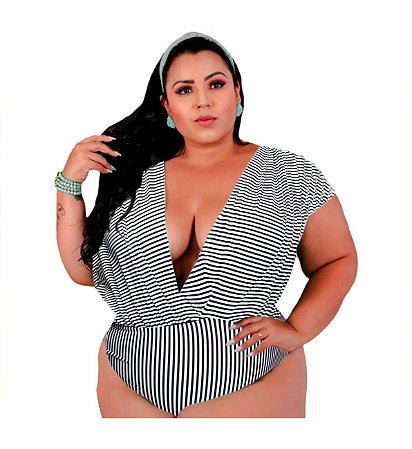 body feminino plus size