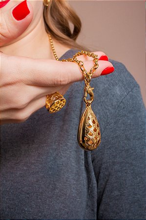 Corrente Ouro Essência em Gota