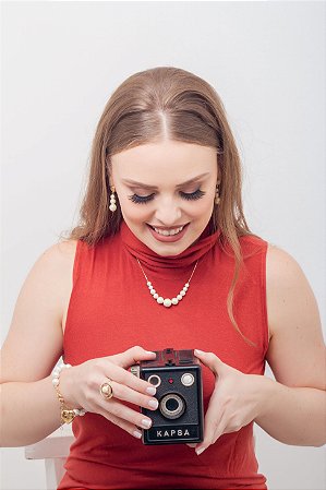 Gargantilha Arco em Pérolas