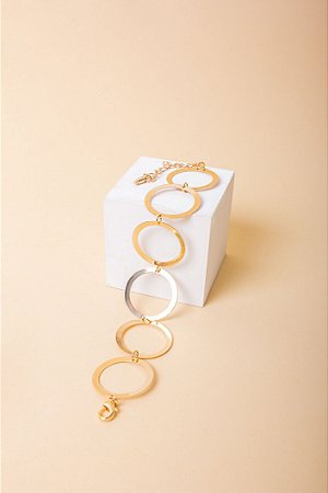 Pulseira Círculos de Ouro