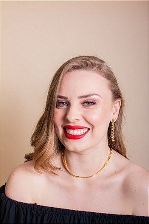 Corrente Ouro 18k Achatada