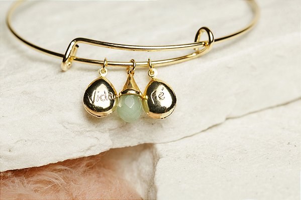 Pulseira Fé Paz Deus Vida