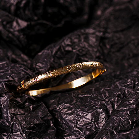 Bracelete Carolina - Ouro Talhado