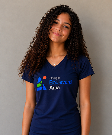 BOULEVARD - BABY LOOK AZUL MARINHO