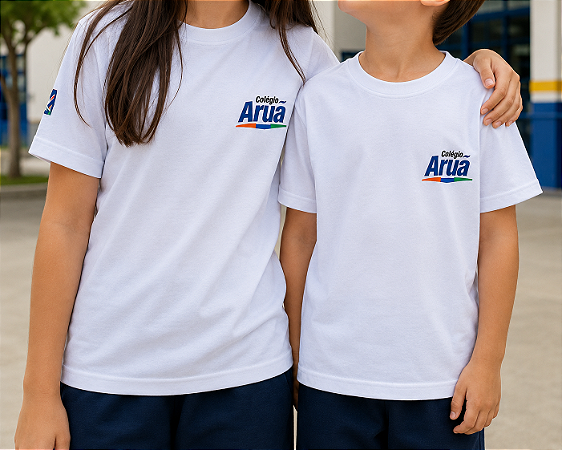 ARUÃ - CAMISETA MANGA CURTA BRANCA