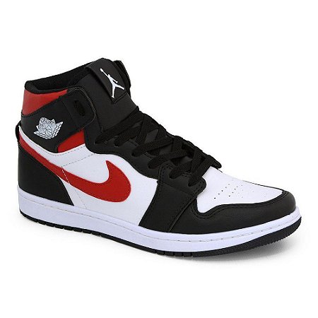 Tênis Nike Air Jordan Preto com Vermelho - Thamar Shoes