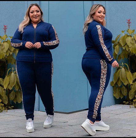 conjunto de frio plus size