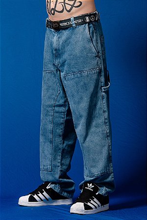 Calça Jeans Chronic Carpinteiro Bolsos Laterais