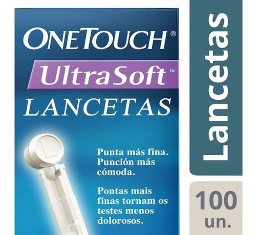 LANCETAS ONETOUCH ULTRASOFT C/100