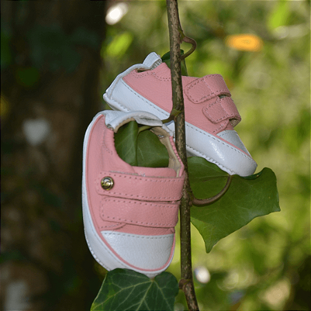 Tênis New Born Menina Gambo Rosa Balé/candy