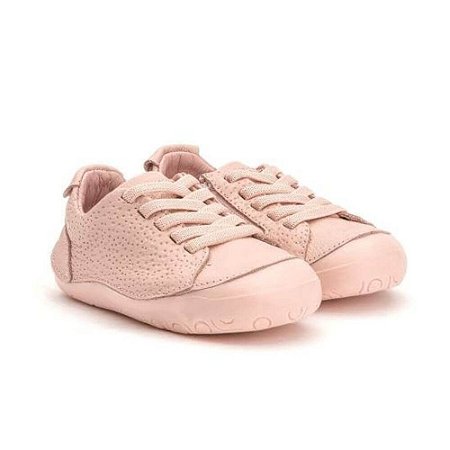 Tênis Baby Menina Gambo New Steps Rosa Blush