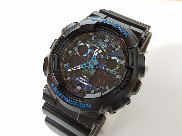 Relógio Masculino Casio G-shock Ga-100cb-1adr