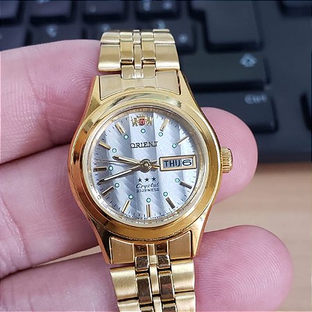 Relógio Feminino Orient 3 estrelas AUTOMÁTICO FNQ0400FK9