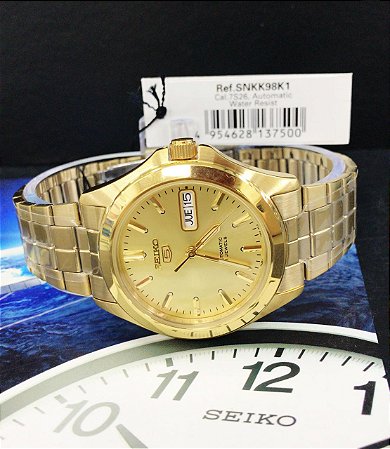Relógio Masculino Seiko 5 automático SNKK98K1