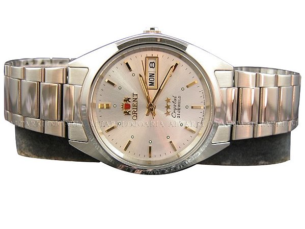 Relógio Masculino Orient 3 estrelas FAB00001W9 Automático - Altarelojoria  relógios originais invicta orient casio e muito mais.