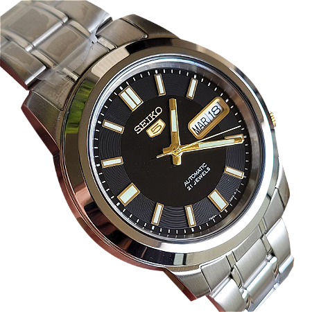 Relógio Masculino Seiko 5 Snkk17k1 Automático