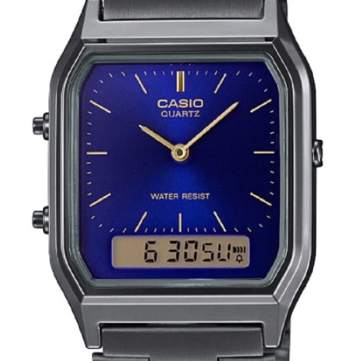 Relógio Casio Quartzo AQ-230GG-2AD  Anadigi Unissex