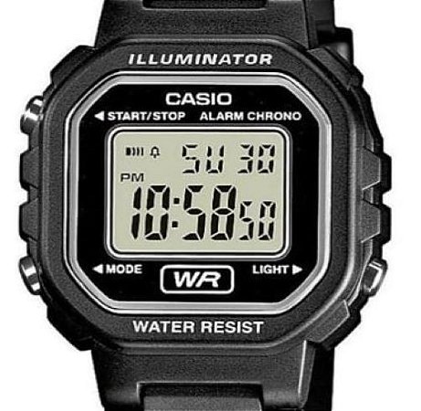 Relógio Casio Mini Digital La-20wh-1adf Feminino Illuminator