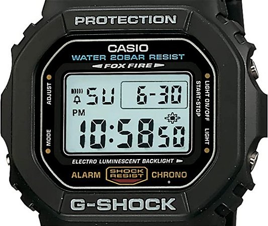Relógio Casio G-Shock Digital DW-5600E-1VQ