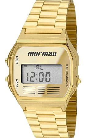 Relógio Digital Mormaii MOJH02AB Feminino Dourado