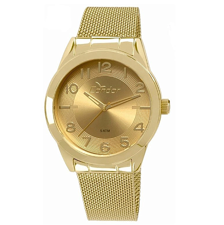 Relógio Feminino Condor CO2035KQL Dourado