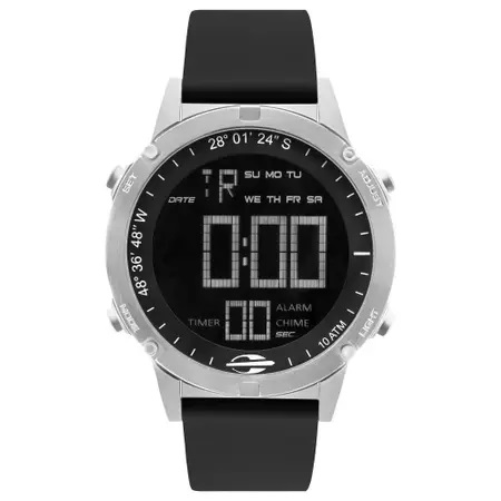 Relógio Mormaii Masculino Slim Mow13901d/2p Prata Negativo