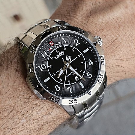 O Relógio Que Transforma Seu Estilo Naviforce Preto Nf9204