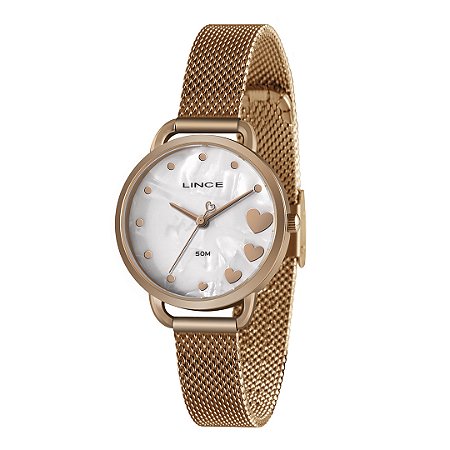 Relogio Feminino Lince Lrrh159l Rosegold