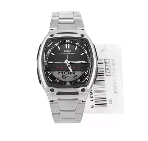 Relógio Casio Masculino Telememo Aw-81d-1avdf