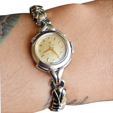 Omega Art Deco Corda Manual Suiço Decada De 50