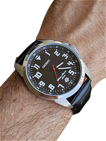 Relógio Orient Masculino Mbsc1 031 Social Prateado