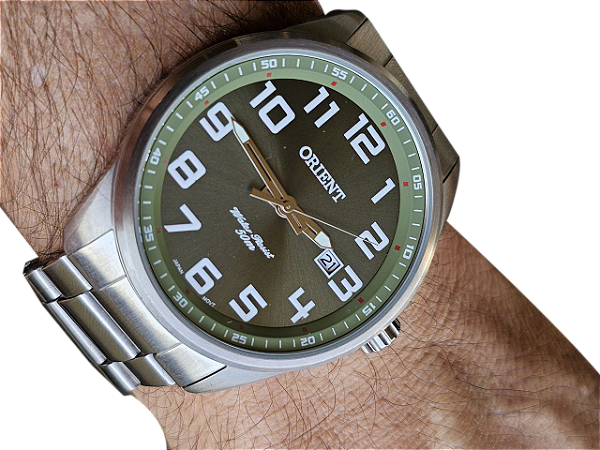 Relógio Masculino Sport Orient Prata Mbss1271 E2sx