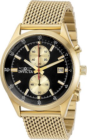 Relógio Masculino Invicta Pro Diver 31358 Gold Dourado Preto