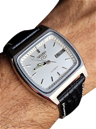 Seiko 5 Vintage 7009-2040 Automático Japonês 1985 Caixa Tv