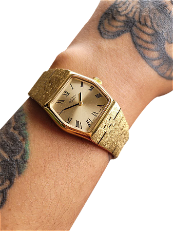 ✨ Relógio Rotary Gold Tone Roman Numerals - Suíço Vintage 80’s 🕰️