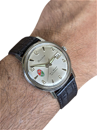 Relógio Bulova Suíço W. Leeds 1967 Selfwinding Swiss Made