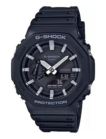 Relógio Casio G-shock Ga-2100-1adr Preto Preto Preto