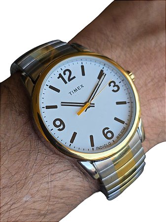 ✨⌚ Timex Easy Reader Indiglo TW2U98600 💼 – Relógio Masculino Misto com Iluminação Indiglo e Design Atemporal!