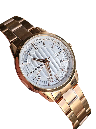 Relógio Feminino Orient Frss1 053 Rosê Calendário