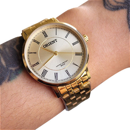 Relógio Feminino Orient Fgss0 127 Dourado