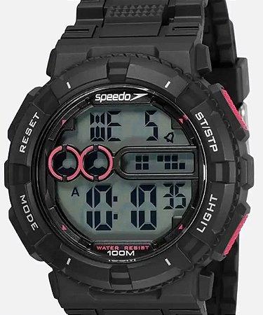 Relógio Masculino Digital Speedo 80646g0evnp1 Preto