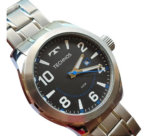Relógio Masculino Technos 2115mgo1p Prata